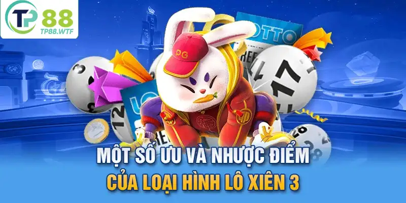 Chơi lô xiên 3 tại TP88 mang lại tỷ lệ thưởng hấp dẫn